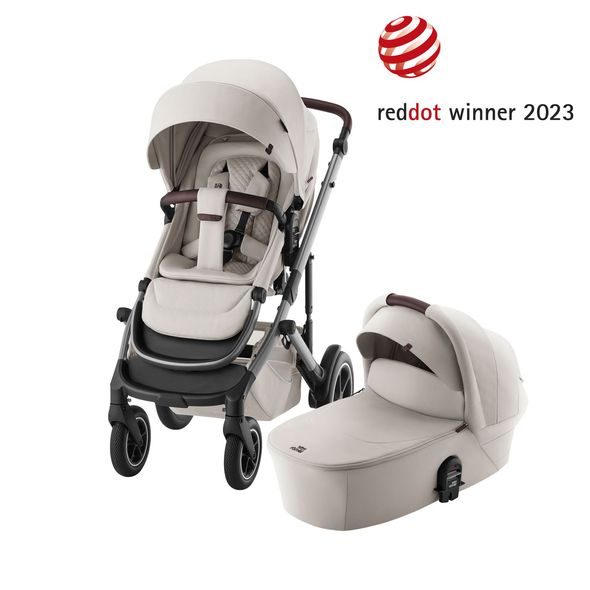 BRITAX RÖMER SET KOČÁREK SMILE 5Z + HLUBOKÁ KORBA LUX 2025 - DVOJKOMBINACE - KOČÁRKY A PŘÍSLUŠENSTVÍ