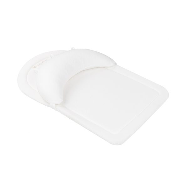 KIKKABOO HRACÍ DEKA PRO HRU NA BŘÍŠKU Z PAMĚŤOVÉ PĚNY AIRKNIT WHITE - HRACÍ PODLOŽKY NA ZEM - SPINKÁNÍ