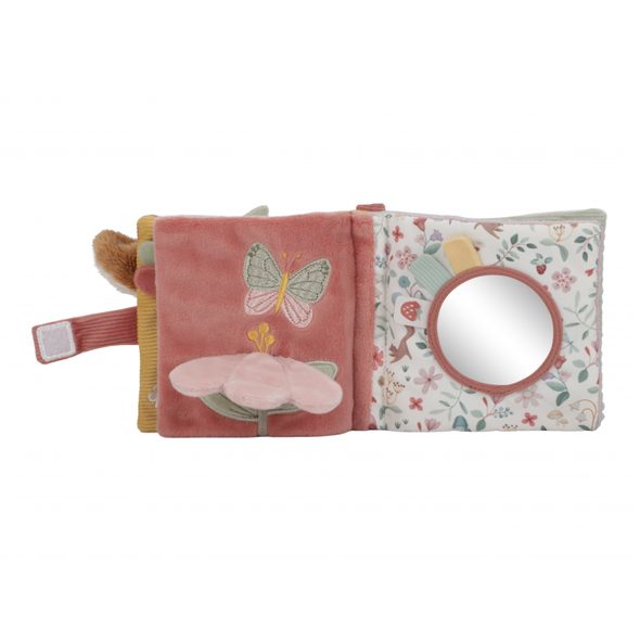 LITTLE DUTCH ZÁVĚSNÁ TEXTILNÍ KNÍŽKA S AKTIVITAMI FAIRY GARDEN - KNÍŽKY PRO NEJMENŠÍ - PRO DĚTI