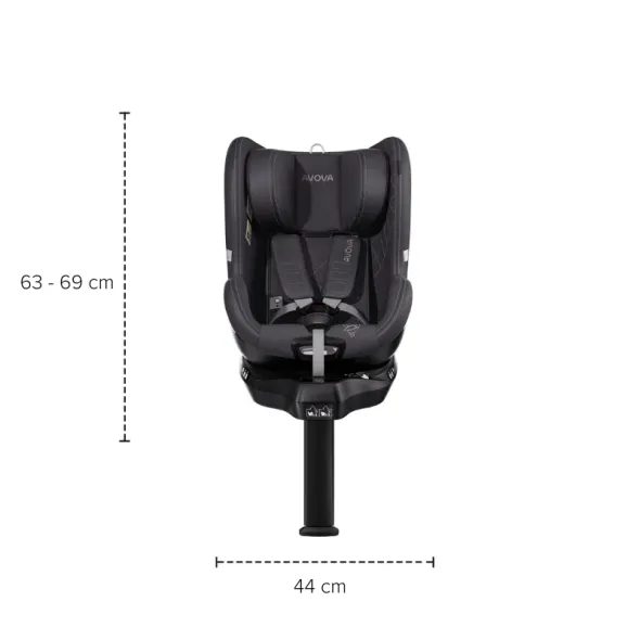 AVOVA SPERBER X KID 2026 MYSTIC BLACK 61–105 CM - AUTOSEDAČKY 9-18KG - AUTOSEDAČKY A PŘÍSLUŠENSTVÍ