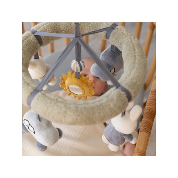 LITTLE DUTCH HUDEBNÍ KOLOTOČ MIFFY FLUFFY BLUE - KOLOTOČE NA POSTÝLKU - PRO DĚTI