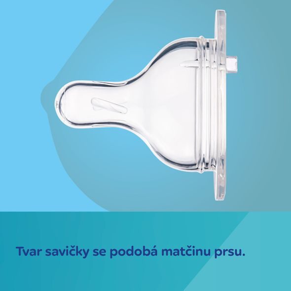 CANPOL BABIES LAHEV SE ŠIROKÝM HRDLEM BONJOUR PARIS 240ML MODRÁ - KOJENECKÉ LAHVE - KRMENÍ