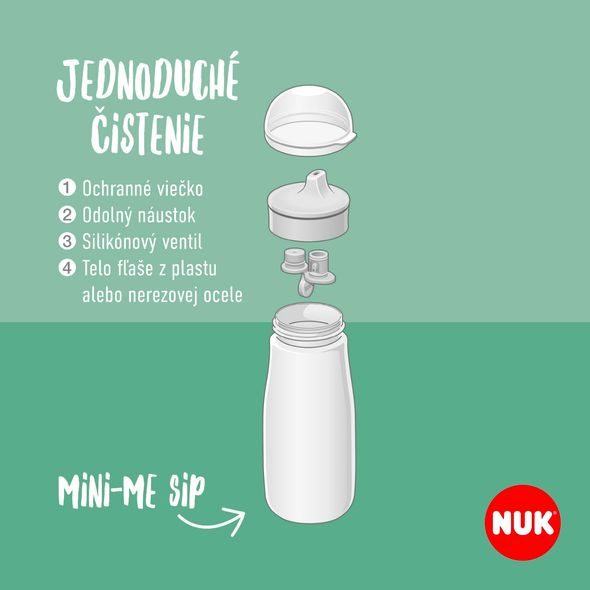 NUK LÁHEV MINI-ME PP SIP 300 ML (9+ M.) - KOJENECKÉ LAHVE - KRMENÍ