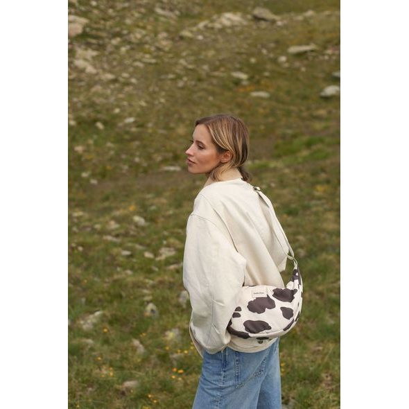 STUDIO NOOS PUFFY ADULT FANNY KABELKA HOLY COW BROWNISH - ORGANIZÉRY A KOŠÍKY - KOČÁRKY A PŘÍSLUŠENSTVÍ