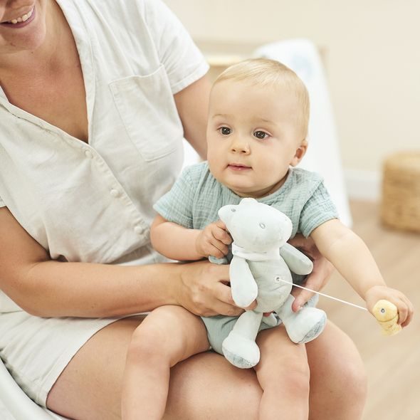 NATTOU KROKODÝL PLYŠOVÝ HUDEBNÍ ROMEO 23 CM ROMEO, JULES & SALLY - HRAČKY SE ZVUKY - PRO DĚTI