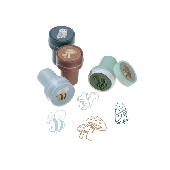 LITTLE DUTCH RAZÍTKA SAMOBARVICÍ 16 KS FOREST FRIENDS - LITTLE DUTCH - PRO DĚTI