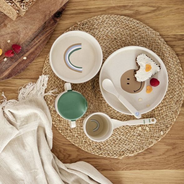 LÄSSIG BOWL PP/CELLULOSE RASCALS SMILE SKY BLUE - MISKY, TALÍŘKY A PODLOŽKY - KRMENÍ