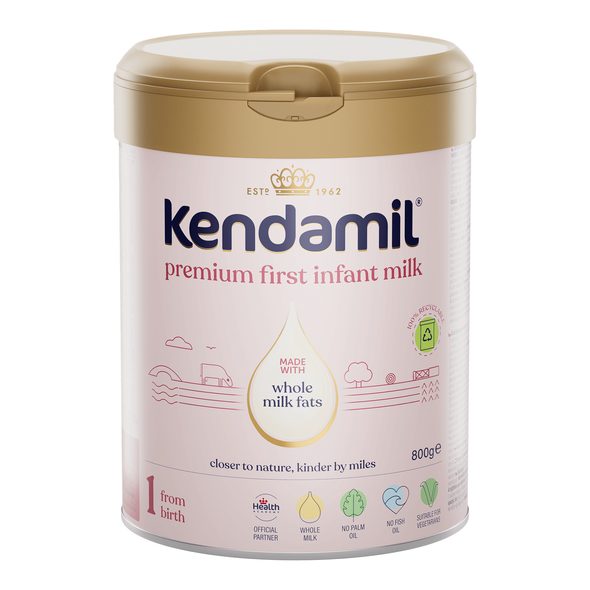 KENDAMIL PREMIUM 1 (800 G) - KOJENECKÁ MLÉKA - KRMENÍ