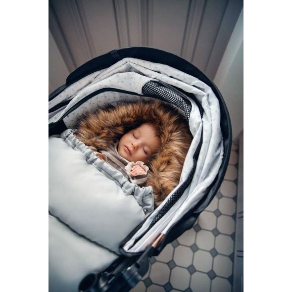 MOMI ZIMNÍ FUSAK ŠEDÝ - FUSAKY DO KOČÁRKU - KOČÁRKY A PŘÍSLUŠENSTVÍ