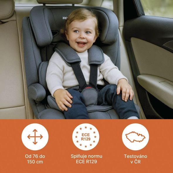 ZOPA AUTOSEDAČKA ALFA I-SIZE ISOFIX - AUTOSEDAČKY 9-36KG - AUTOSEDAČKY A PŘÍSLUŠENSTVÍ