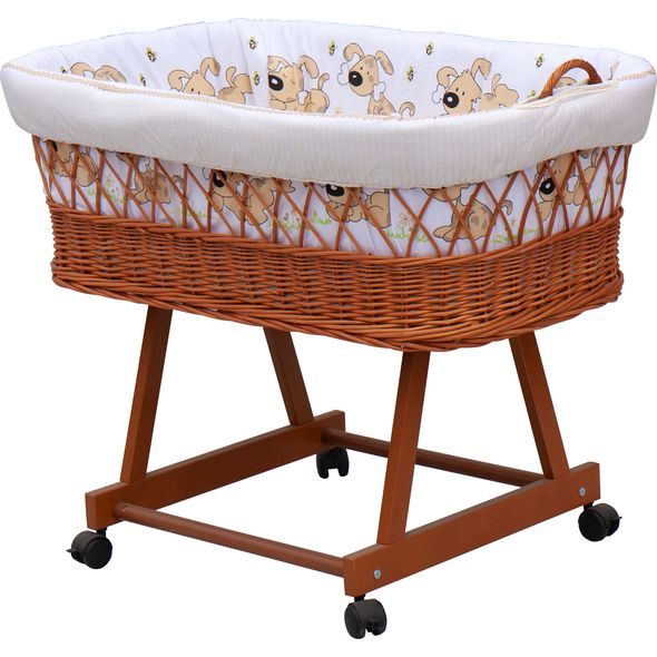 SCARLETT 6DÍLNÁ SOUPRAVA SCARLETT JAPY DO PROUTĚNÉHO KOŠE BÉŽOVÁ - POVLEČENÍ DO POSTÝLKY - SPINKÁNÍ