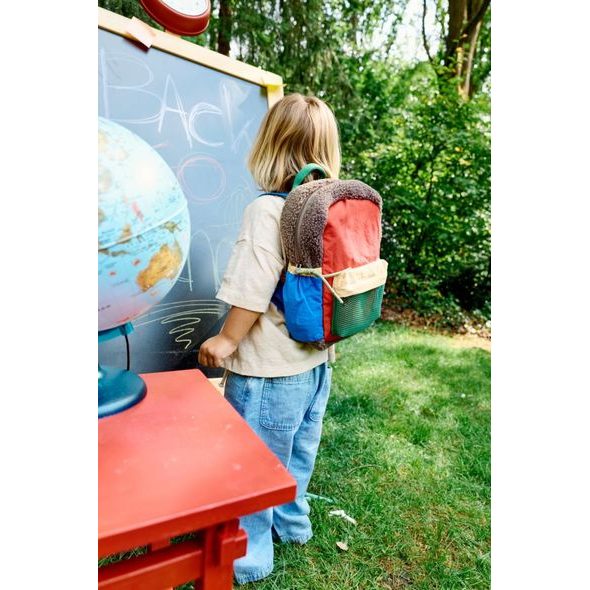 STUDIO NOOS PATCHWORK MIDI BACKPACK - BATŮŽEK FIERY RED - BATOHY A TAŠKY - PRO DĚTI