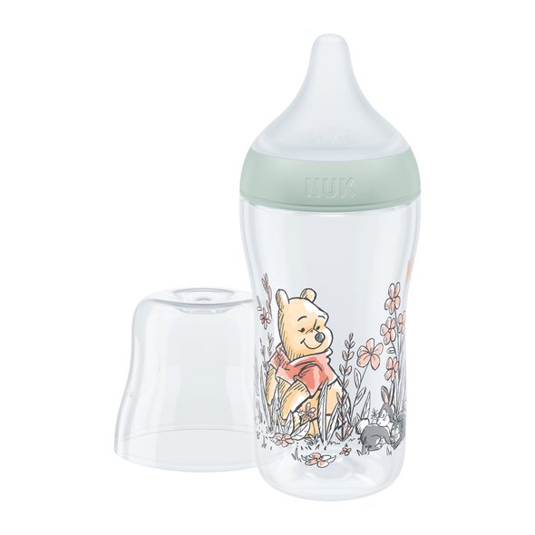 NUK PERFECT MATCH LÁHEV S KONTROLOU TEPLOTY DISNEY MEDVÍDEK PÚ 260 ML - KOJENECKÉ LAHVE - KRMENÍ