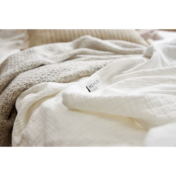 MEYCO MUŠELÍNOVÁ DEKA 140X200 OFF WHITE - DĚTSKÉ DEKY PRO MIMINKA - SPINKÁNÍ