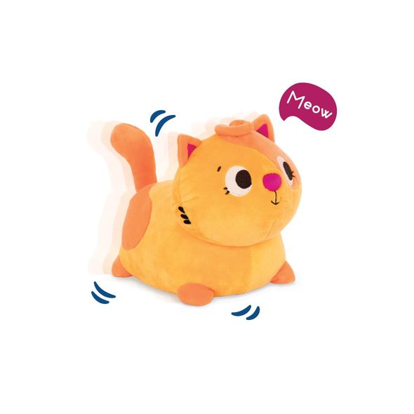 B-TOYS CHODÍCÍ KOČIČKA PLYŠOVÁ - AKTIVNÍ HRAČKY - PRO DĚTI