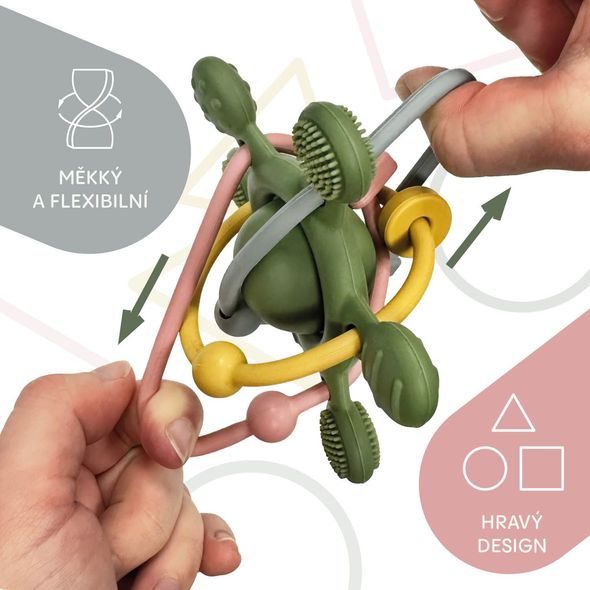 ZOPA SILIKONOVÉ CHRASTÍTKO - CHRASTÍTKA - PRO DĚTI