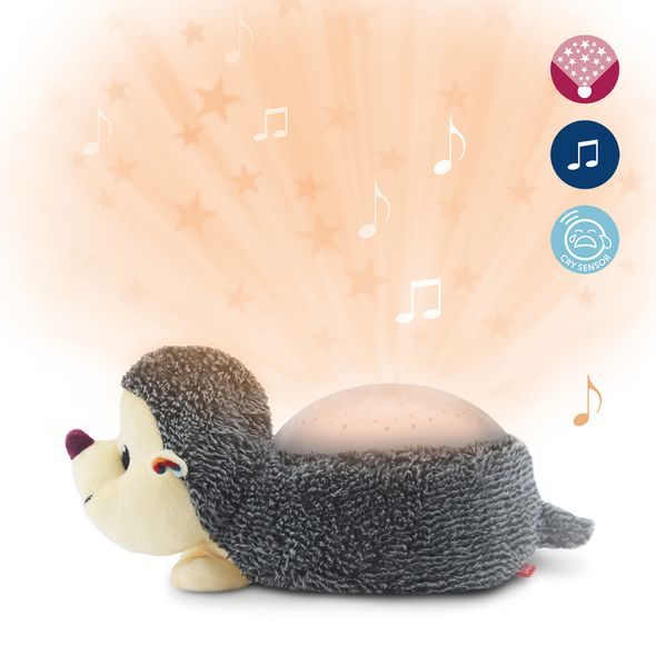 ZAZU JEŽEK HARRY - PROJEKTOR NOČNÍ OBLOHY S UKLIDŇUJÍCÍMI MELODIEMI - PROJEKTORY - SPINKÁNÍ