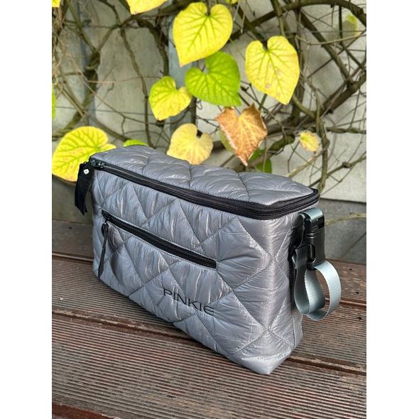 PINKIE ORGANIZÉR GREY SQUARE CLOSED - ORGANIZÉRY A KOŠÍKY - KOČÁRKY A PŘÍSLUŠENSTVÍ