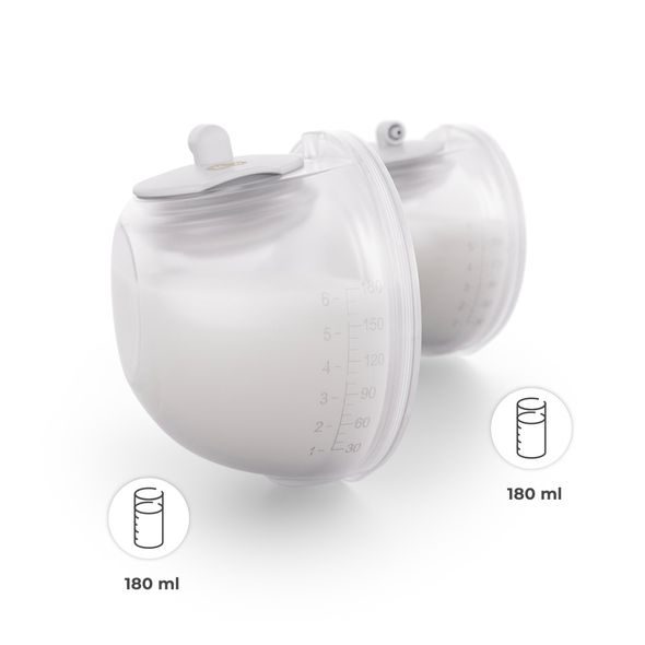 KINDERKRAFT ODSÁVAČKA MATEŘSKÉHO MLÉKA DOUBLE HANDS-FREE GENTLENESTE + CHICCO VLOŽKY DO PODPRSENKY - ODSÁVAČKY MATEŘSKÉHO MLÉKA - KRMENÍ