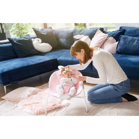 MOMI VIBRUJÍCÍ LEHÁTKO S MELODIEMI GLOSSY PANDA - LEHÁTKA A HOUPADLA - SPINKÁNÍ