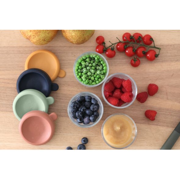 BEABA KELÍMKY NA JÍDLO SKLENĚNÉ 4X 250 ML SUNRISE - USKLADNĚNÍ JÍDLA - KRMENÍ