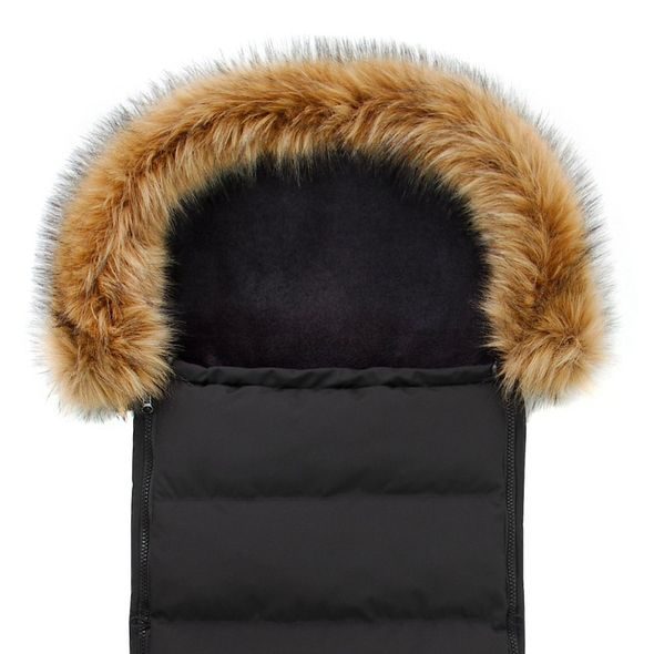 EMITEX FUSAK COMBI SOFT WILD BLACK - FUSAKY DO KOČÁRKU - KOČÁRKY A PŘÍSLUŠENSTVÍ