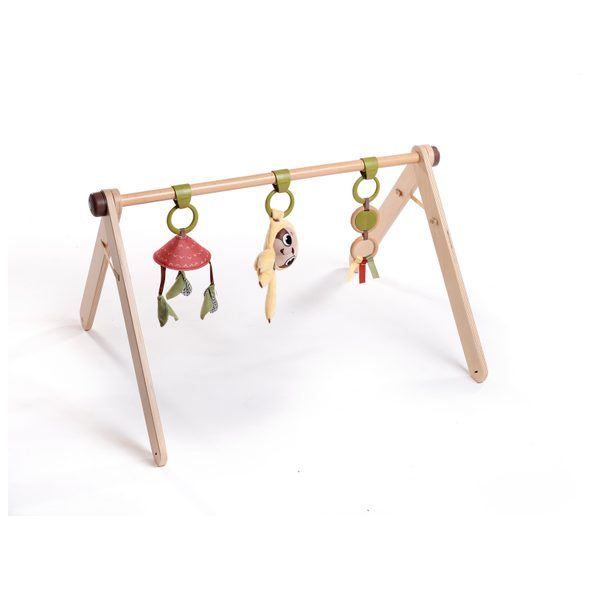 TINY LOVE HRACÍ DEKA S DŘEVĚNOU HRAZDOU BOHO CHIC - HRAZDIČKY - PRO DĚTI