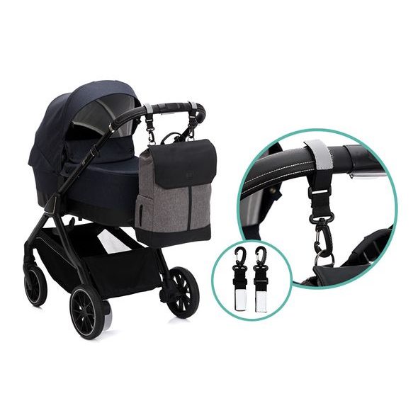 FILLIKID BATOH NA PLENY OSAKA GREY MELANGE - PŘEBALOVACÍ BATOHY - KOČÁRKY A PŘÍSLUŠENSTVÍ