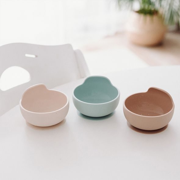 CANPOL BABIES SILIKONOVÁ MISKA S PŘÍSAVKOU 330ML KRÉMOVÁ - MISKY, TALÍŘKY A PODLOŽKY - KRMENÍ