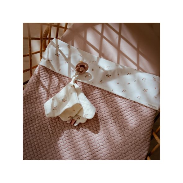 LITTLE DUTCH DEKA PLETENÁ / FLEECE 70X100 CM PURE BLOSSOM - DĚTSKÉ DEKY PRO MIMINKA - SPINKÁNÍ