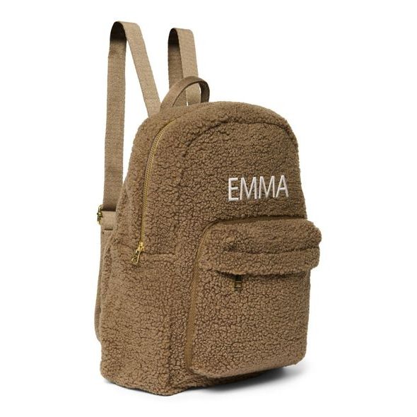 STUDIO NOOS TEDDY MIDI BATŮŽEK S PŘEDNÍ KAPSOU BROWN - BATOHY A TAŠKY - PRO DĚTI