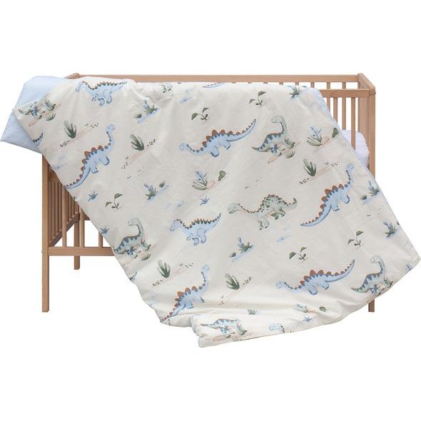 SCARLETT DĚTSKÁ POSTÝLKA S KOMPLETNÍ VÝBAVOU DAMBI 120 X 60 CM - DŘEVĚNÉ POSTÝLKY - SPINKÁNÍ