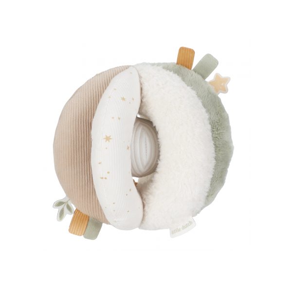 LITTLE DUTCH MÍČEK TEXTILNÍ NEWBORN NATURALS - NEWBORN NATURALS - PRO DĚTI