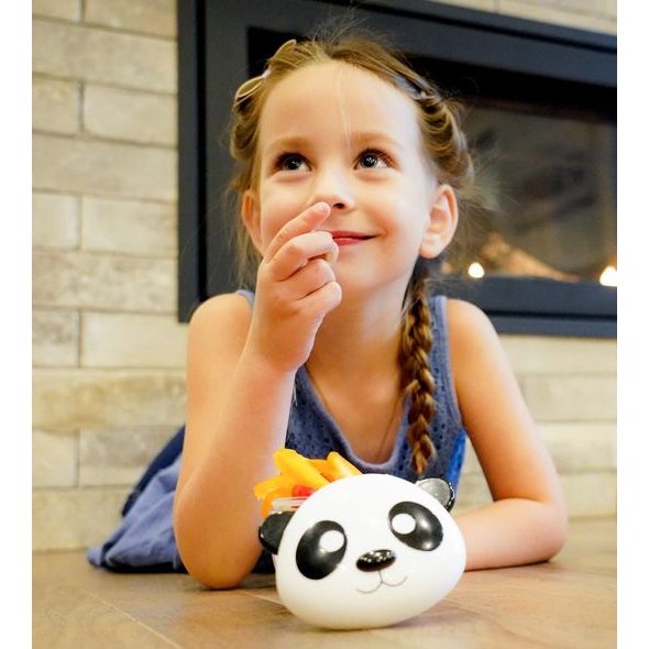 MELII DÓZA NA SVAČINU PANDA - 232 ML - KRABIČKY NA SVAČINU - KRMENÍ