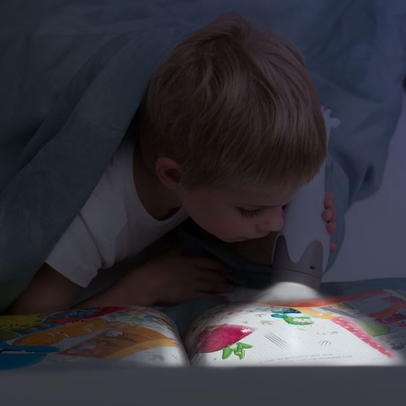 ZAZU ŽIRAFA GINA ŠEDÁ - SVÍTILNA S NOČNÍM SVĚTLEM - NOČNÍ SVĚTLA - SPINKÁNÍ