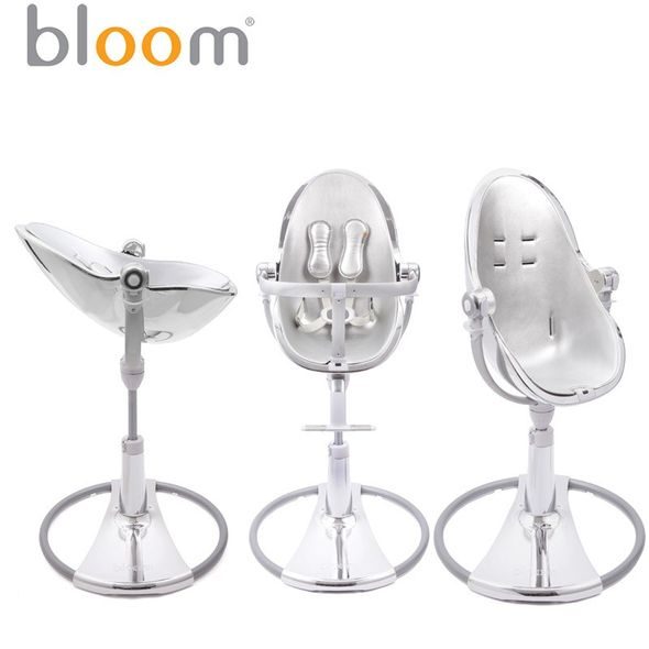 BLOOM JÍDELNÍ ŽIDLIČKA FRESCO CHROME - JÍDELNÍ ŽIDLIČKY PLASTOVÉ - KRMENÍ