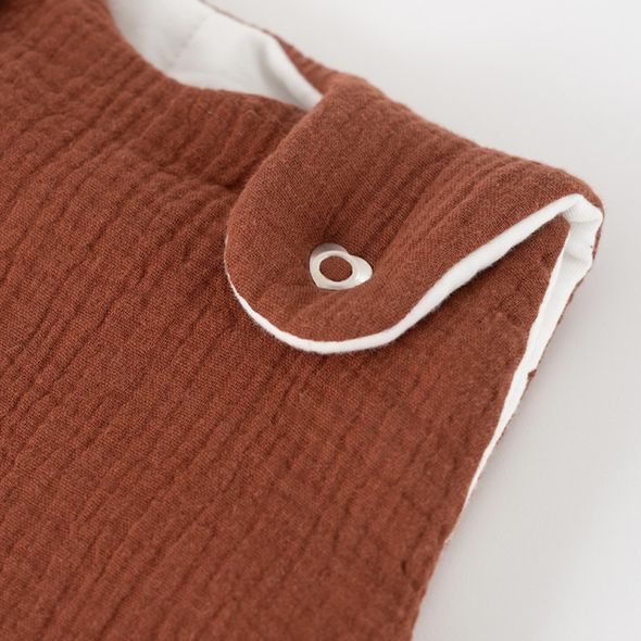 TRÄUMELAND VNĚJŠÍ SPACÍ PYTEL LIEBMICH MUSSELIN TERRAKOTTA 62/68 - SPACÍ PYTLE - SPINKÁNÍ