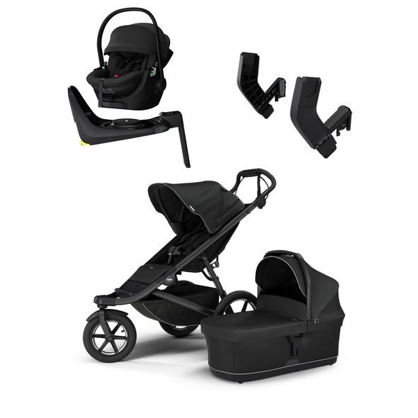 THULE URBAN GLIDE 3 + KORBA + AUTOSEDAČKA MAPLE + ZÁKLADNA ALFI + ADAPTÉRY - TROJKOMBINACE - KOČÁRKY A PŘÍSLUŠENSTVÍ