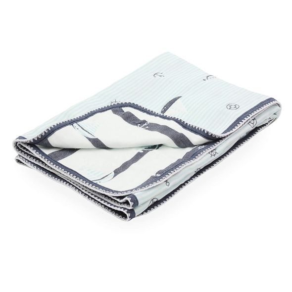 SCAMP DEKA 6-VRSTVÁ,BAVLNA (BLUE ANCORA) - DĚTSKÉ DEKY PRO MIMINKA - SPINKÁNÍ