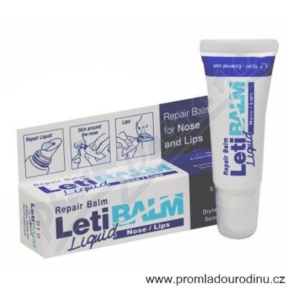 LETIBALM EMULZE NA NOS A RTY 10 ML NOVINKA ! - BEZPEČNOST DĚTÍ V DOMÁCNOSTI - KOUPÁNÍ A ZDRAVÍ
