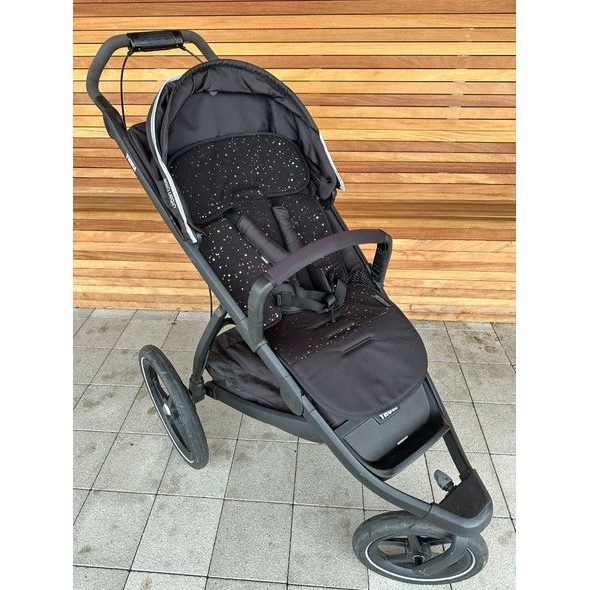 PINKIE PODLOŽKA DO KOČÁRKU SHINE GOLD BLACK - PODLOŽKY DO KOČÁRKU - KOČÁRKY A PŘÍSLUŠENSTVÍ