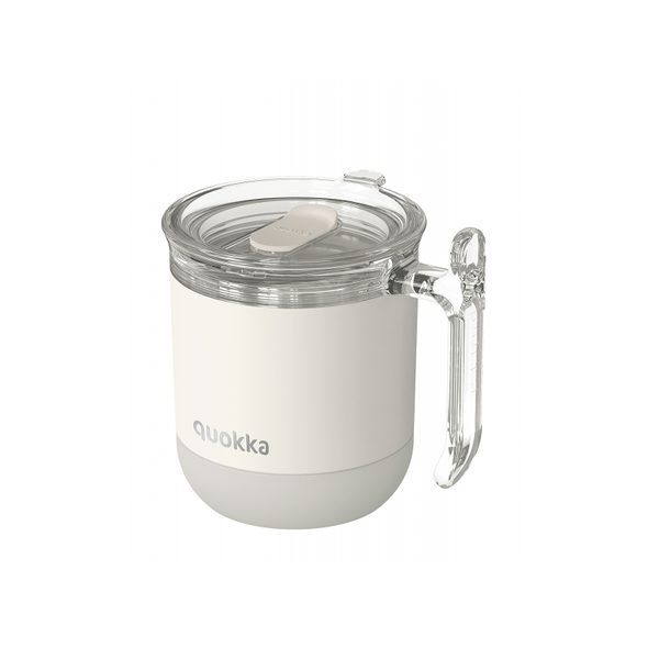 QUOKKA NEREZOVÝ TERMOHRNEK WAVE IVORY 260 ML - TERMOOBALY A TERMOSKY - KRMENÍ