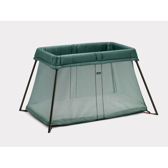 BABYBJORN TRAVEL CRIB LIGHT DARK GREEN - CESTOVNÍ POSTÝLKY - SPINKÁNÍ