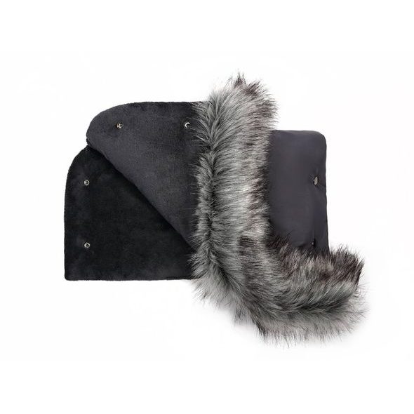 EMITEX RUKÁVNÍK LUXURY SOFT WILD GREY - RUKÁVNÍKY NA KOČÁREK - KOČÁRKY A PŘÍSLUŠENSTVÍ