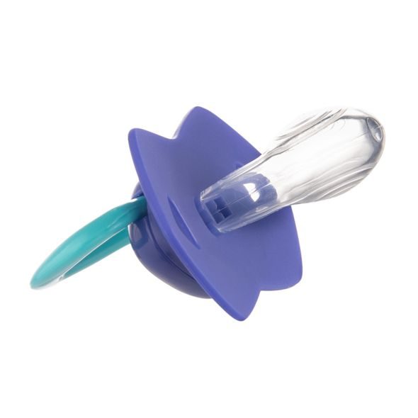 CANPOL BABIES SET SYMETRICKÝCH SILIKONOVÝCH DUDLÍKŮ 0-6M NEON LOVE MODRÝ - ŠIDÍTKA A DOPLŇKY - KRMENÍ