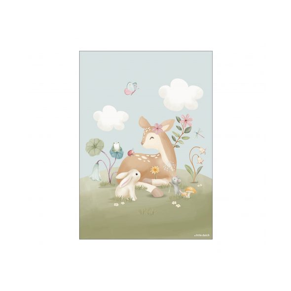 LITTLE DUTCH PLAKÁT A3 FAIRY GARDEN - DEKORACE A POLIČKY - SPINKÁNÍ