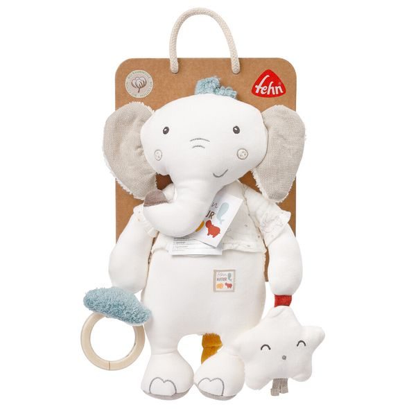 BABY FEHN AKTIVITY HRAČKA SLON - HRAČKY K ZAVĚŠENÍ - PRO DĚTI
