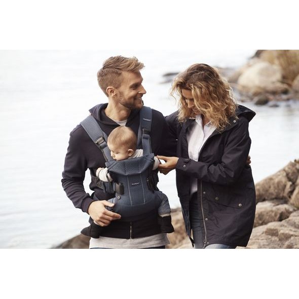 BABYBJÖRN ERGONOMICKÉ NOSÍTKO ONE CLASSIC DENIM/MIDNIGHT BLUE COTTON 2018 - ERGONOMICKÁ NOSÍTKA - NOŠENÍ & SPORT