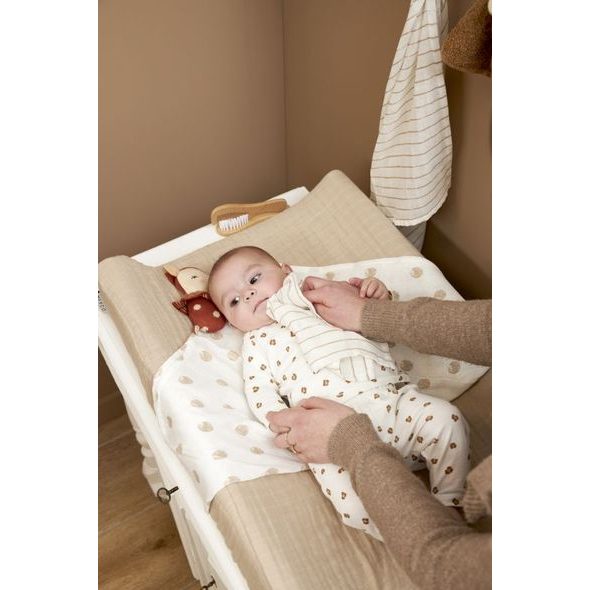 MEYCO MUŠELÍNOVÉ PLENY 3-BALENÍ - DOT STRIPE SAND - LÁTKOVÉ PLENY ALL IN ONE - PŘEBALOVÁNÍ