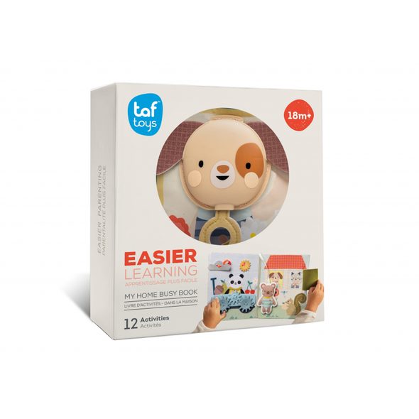 TAF TOYS KNÍŽKA S AKTIVITAMI MY HOME BUSY BOOK - KNÍŽKY PRO NEJMENŠÍ - PRO DĚTI